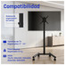 iggual SRTV55 Soporte TV suelo ruedas 13"-55" 20kg-SX8 iggual SRTV55 Soporte TV suelo ruedas 13"-55" 20kg