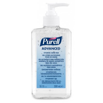 BOTE DE 300 ML. GEL HIDROALCOHOLICO ADVANCE C/ BOMBA PURELL JA077 (Espera 4 dias)