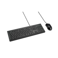 CONJUNTO DE RAT&Oacute;N Y TECLADO MODELO KM100 EQ CON CABLE COLOR NEGRO KENSINGTON K75452ES (Espera 4 dias)