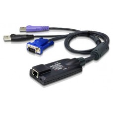 Aten Adaptador KVM VGA USB compatible Smart Card con Virtual Media (Espera 4 dias)