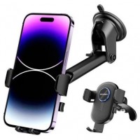 SOPORTE COCHE CON BRAZO TELESCOPICO SMARTPHONE NEGRO VENTION (Espera 4 dias)