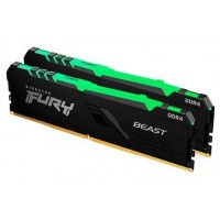 DDR4 KINGSTON 2x8GB 3200 FURY BEAST NEGRO