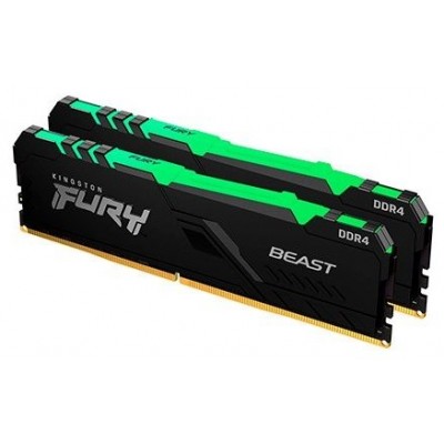 DDR4 KINGSTON 2x 8GB 3200 FURY BEAST NEGRO