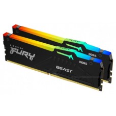 MEMORIA KINGSTON FURY BEAST RGB DDR5 64GB KIT2 4800MT/S  CL3 (Espera 4 dias)