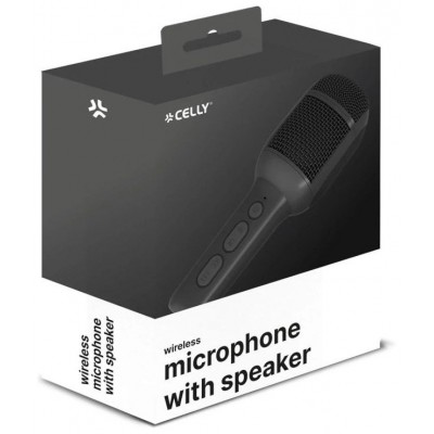 Celly Microfono para niños inalambrico Negro