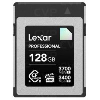 LEXAR 128GB PROFESSIONAL CFEXPRESS 4.0 TYPE-B CARD, UP TO 3700MB/S READ 3400MB/S WRITE. VPG 400 (Espera 4 dias)