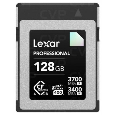 LEXAR 128GB PROFESSIONAL CFEXPRESS 4.0 TYPE-B CARD, UP TO 3700MB/S READ 3400MB/S WRITE. VPG 400 (Espera 4 dias)-SX29 LEXAR 128GB PROFESSIONAL CFEXPRESS 4.0 TYPE-B CARD, UP TO 3700MB/S READ 3400MB/S WRITE. VPG 400 (Espera 4 dias)