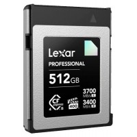 LEXAR 512GB PROFESSIONAL CFEXPRESS 4.0 TYPE-B CARD, UP TO 3700MB/S READ 3400MB/S WRITE. VPG 400 (Espera 4 dias)-81SX LEXAR 512GB PROFESSIONAL CFEXPRESS 4.0 TYPE-B CARD, UP TO 3700MB/S READ 3400MB/S WRITE. VPG 400 (Espera 4 dias)