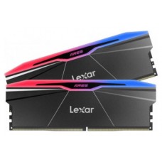 LEXAR MEMORIA ARES 2.0 DDR5 6000 CL26 1.35V MEMORY WITH HEATSINK AND RGB LIGHTING,DUAL PACK, BLACK COLOR (Espera 4 dias)