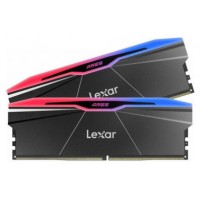 LEXAR MEMORIA ARES 2.0 DDR5 6000 CL30 1.35V MEMORY WITH HEATSINK AND RGB LIGHTING,DUAL PACK, BLACK COLOR (Espera 4 dias)-12SX LEXAR MEMORIA ARES 2.0 DDR5 6000 CL30 1.35V MEMORY WITH HEATSINK AND RGB LIGHTING,DUAL PACK, BLACK COLOR (Espera 4 dias)