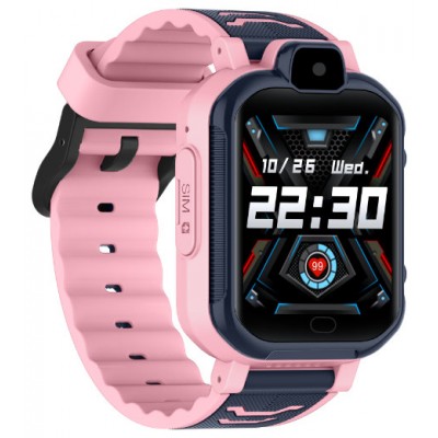 SMARTWATCH KIDS ALLO MAX LOCALIZADOR/VIDEOLLAMADAS 4G GPS ROSA LEOTEC (Espera 4 dias)