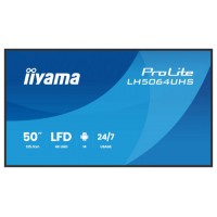 iiyama LH7564UHS-B1AG pantalla de se&ntilde;alizaci&oacute;n Pantalla plana para se&ntilde;alizaci&oacute;n digital 190,5 cm (75") Wifi 500 cd / m&sup2; 4K Ultra HD Negro Android 24/7 (Espera 4 dias)