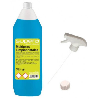 CAJA 20 MULTIUSOS LIMPIACRISTALES 750 ML SUPERA LI324 (Espera 4 dias)