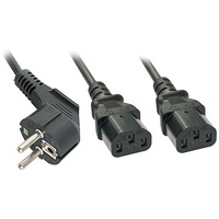 Lindy 30048 cable de transmisión Negro CEE7/14 (Espera 4 dias)-4SX Lindy 30048 cable de transmisión Negro CEE7/14 (Espera 4 dias)