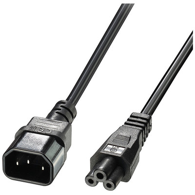 Lindy 30340 cable de transmisión Negro 1 m C14 acoplador C5 acoplador (Espera 4 dias)-SX2 Lindy 30340 cable de transmisión Negro 1 m C14 acoplador C5 acoplador (Espera 4 dias)