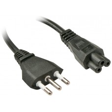 Lindy 2m, CEI23-16-VII - IEC 320 C5 Negro C5 acoplador (Espera 4 dias)