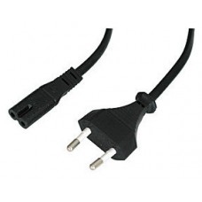 Lindy 30423 cable de transmisi&oacute;n Negro 5 m CEE7/16 C7 acoplador (Espera 4 dias)