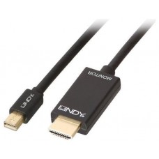 Lindy 36927 adaptador de cable de v&iacute;deo DisplayPort HDMI tipo A (Est&aacute;ndar) Negro (Espera 4 dias)