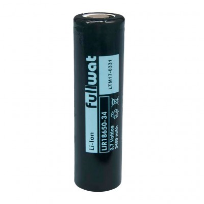 PILAS LR 18650 RECARGABLE UNIROS 2500mAh 3,6V