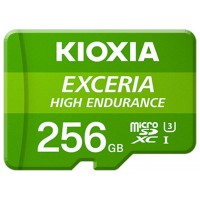 MICRO SD KIOXIA 256GB EXCERIA HIGH ENDURANCE UHS-I C10 R98 CON ADAPTADOR