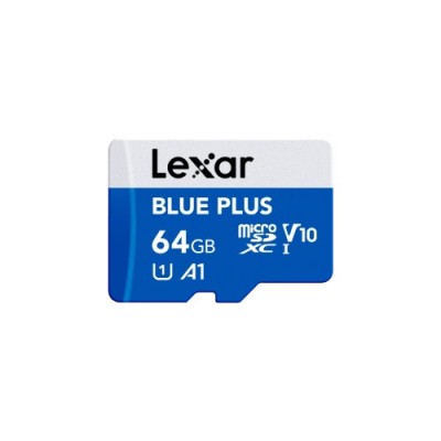 Lexar BLUE PLUS 64 GB MicroSDXC UHS-I (Espera 4 dias)-SX2 Lexar BLUE PLUS 64 GB MicroSDXC UHS-I (Espera 4 dias)