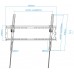 37" - 80", 45 kg, -8° - 0°, VESA,