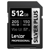 Lexar Professional SILVER PLUS 512 GB SDXC UHS-I (Espera 4 dias)-12SX Lexar Professional SILVER PLUS 512 GB SDXC UHS-I (Espera 4 dias)