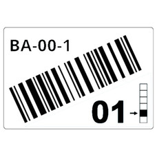 BROTHER Caja de 1 rollo de etiquetas precortadas para estanterias y estanterias paletizadas de 75 x 110 mm. Blanco, para codigos de barras - 260 etiquetas/rollo-SX47 BROTHER Caja de 1 rollo de etiquetas precortadas para estanterias y estanterias paletizadas de 75 x 110 mm. Blanco, para codigos de barras - 260 etiquetas/rollo
