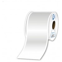 BROTHER Caja de 1 rollo continuo de etiqueta de vinilo blanca de 100mm de ancho y 30m de largo