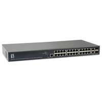 SWITCH GESTIONABLE LEVELONE L3 GEP-2681 26P 24xGb PoE-177SX SWITCH GESTIONABLE LEVELONE L3 GEP-2681 26P 24xGb PoE