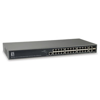 SWITCH GESTIONABLE LEVELONE L3 GEP-2682 26P 24xGb PoE-297SX SWITCH GESTIONABLE LEVELONE L3 GEP-2682 26P 24xGb PoE