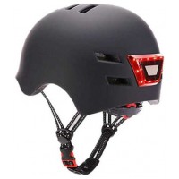 YOUIN CASCO MTB CON LUCES DELANTERA Y TRASTERA &ndash; L NEGRO (Espera 4 dias)
