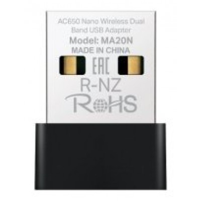USB WIFI MERCUSYS MA20N AC650 NANO 433Mbps USB 2.0