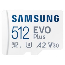 MEMORIA SD MICRO 512GB SAMSUNG SDXC EVO PLUS CLASE 10