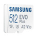 MICRO SD 512 GB EVO+ 1 ADAP. CLASS 10 SAMSUNG (Espera 4 dias)
