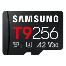 Samsung Micro SDXC T9 256GB clase10 U3 V30 A2 c/a-SX13 Samsung Micro SDXC T9 256GB clase10 U3 V30 A2 c/a