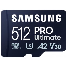MICRO SD 512 GB PRO ULTIMATE 1 ADAP. CLASS 10 SAMSUNG (Espera 4 dias)