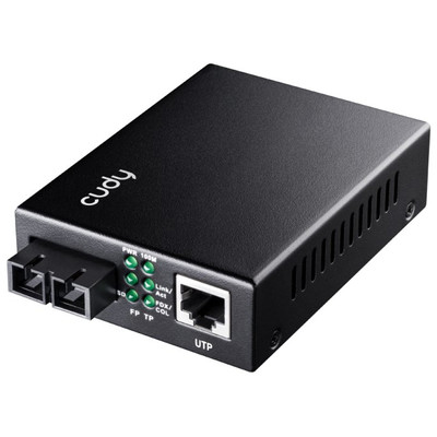CONVERSOR CUDY 10/100M ETHERNET MEDIA CONVERTER