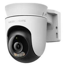 MERCUSYS MC510 SMART OUTDOOR PAN/TILT SECURITY CAMERA 2K 3MP (2304 &times; 1296 PX) FREE PERSON/MOTION DETECTION AND NOTIFICATION (Espera 4 dias)