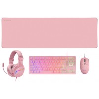 TECLADO MOUSE HEADSET Y ALFOMBRILLA MARS GAMING