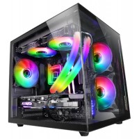 CAJA MICROATX CUBE GAMING MARS GAMING MC-VIEW BLACK