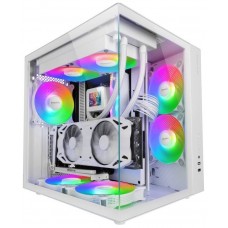 CAJA SEMITORRE ATX MCV-ONE FRGB BLANCO MARS GAMING (Espera 4 dias)
