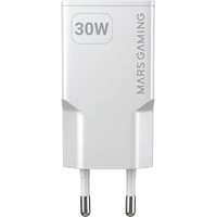 CARGADOR USB PARED USB-C + USB-A GaN 30W BLANCO MARS GAMING (Espera 4 dias)-2SX CARGADOR USB PARED USB-C + USB-A GaN 30W BLANCO MARS GAMING (Espera 4 dias)