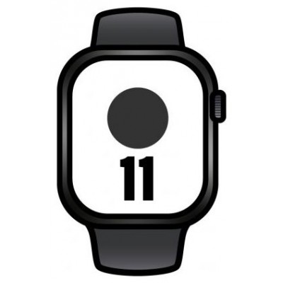 APPLE WATCH SERIES 11 CAJA NEGRA GPS 42mm CORREA NEGRA S/M (Espera 4 dias)
