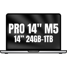 MACBOOK PRO APPLE 14"" M5 PRO 15CORE CPU+16CORE GPU 24GB 1TB PLATA (Espera 4 dias)-SX756 MACBOOK PRO APPLE 14"" M5 PRO 15CORE CPU+16CORE GPU 24GB 1TB PLATA (Espera 4 dias)