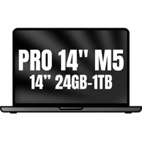 MACBOOK PRO APPLE 14"" M5 PRO 15CORE CPU+16CORE GPU 24GB 1TB NEGRO ESPACIAL (Espera 4 dias)-756SX MACBOOK PRO APPLE 14"" M5 PRO 15CORE CPU+16CORE GPU 24GB 1TB NEGRO ESPACIAL (Espera 4 dias)