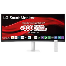 LG 34U601SA-W pantalla para PC 86,4 cm (34") 3440 x 1440 Pixeles Dual WQHD LCD Blanco (Espera 4 dias)