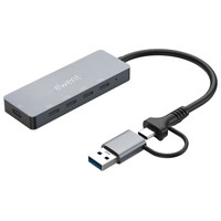 HUB EWENT EW1151 USB-C USB-A 4 PUERTOS 10GBPS