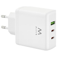 Ewent EW1333 cargador de dispositivo m&oacute;vil Universal Blanco Corriente alterna Carga r&aacute;pida Interior (Espera 4 dias)