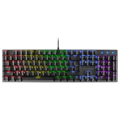 TECLADO MECANICO MARS GAMING MK422 BLACK SWITCH AZUL